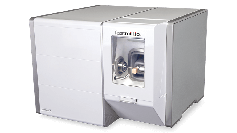 In-office dental restoration milling unit